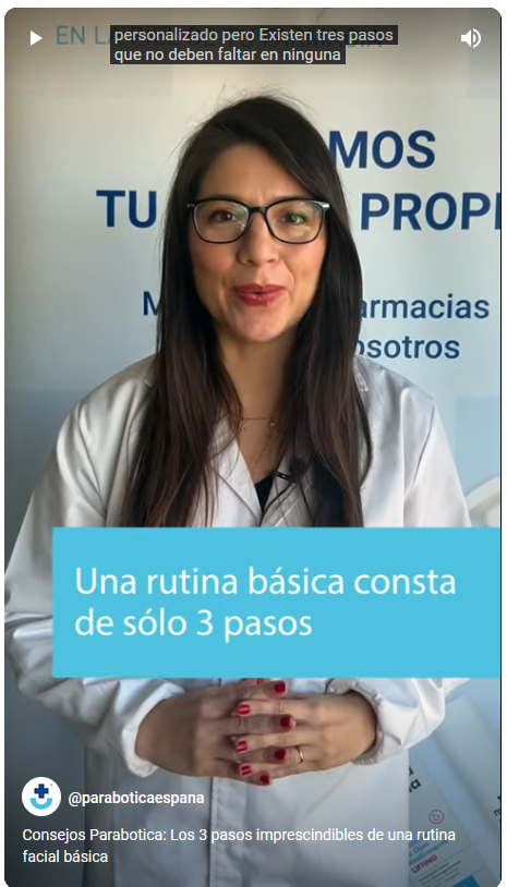 Consejos Parabotica Rutina facial básica